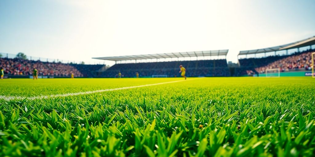 pasto para cancha de fútbol